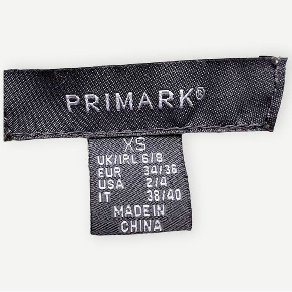 Primark Crochet Open Knit Long Sleeve Boxy Crewneck Cream Pullover Sweater. XS. - Picture 6 of 8